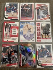 2021-2022 NBA Hoops Paul George - Skyview Insert No. 7 LA Clippers & more (9)