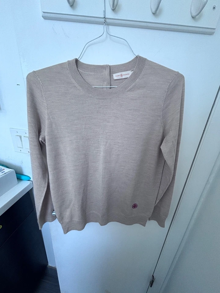 Tory Burch желтовато-коричневый цветной свитер m/m размер новом состоянии - Изображение 4 из 4