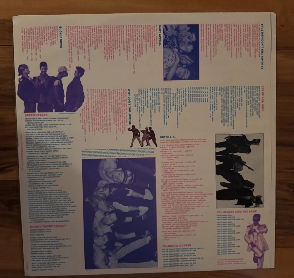 Red Hot Chili Peppers Vinyl Lot-Debut 1984 & Uplift Mojo Party Plan 1987 - Bild 4 von 4