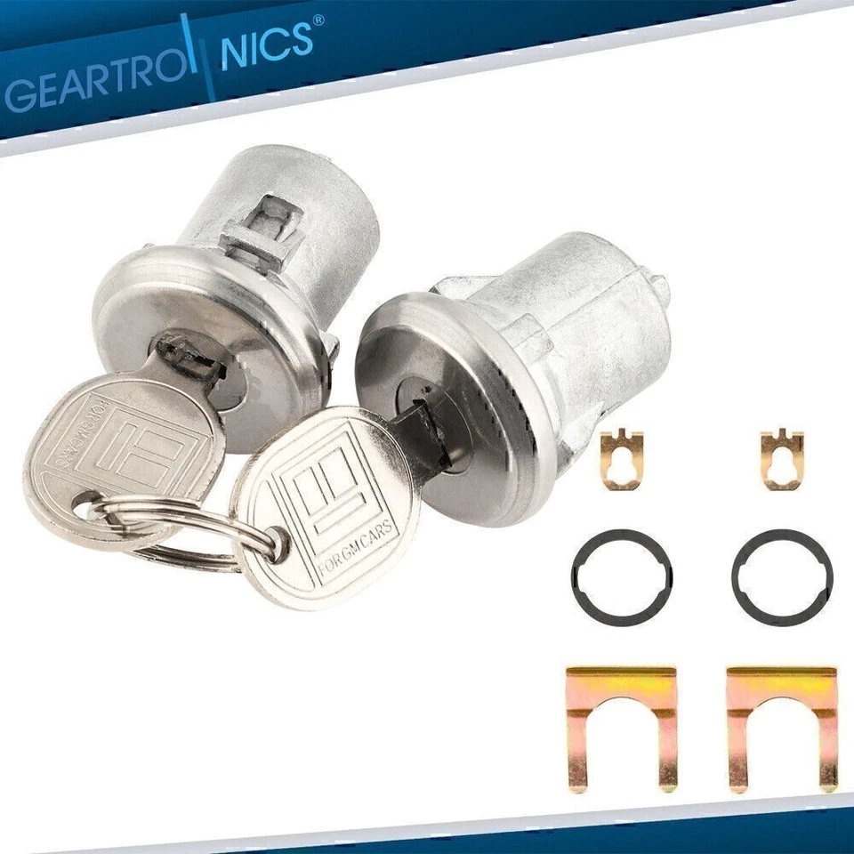 Комплект цилиндров дверного замка для внедорожника Chevy Chevrolet GMC Oldsmobile - Изображение 2 из 4