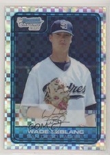 2006 Bowman Draft Chrome Draft Picks X-Fractor 114/299 Wade LeBlanc #DP11 sh7