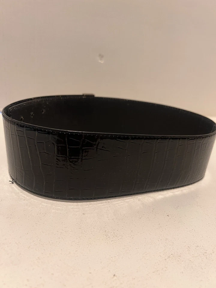 Cinturón Mujer New York & Company S/M Charol Estampado Animal Moda Y2K Años 90 Foto 2 de 4