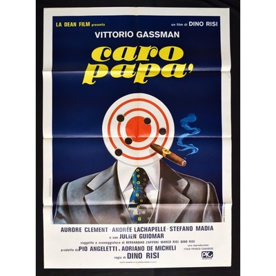 Plakat CARO PAPA' Vittorio Gassman Dino Risi Aurore Clement Lachapelle A62