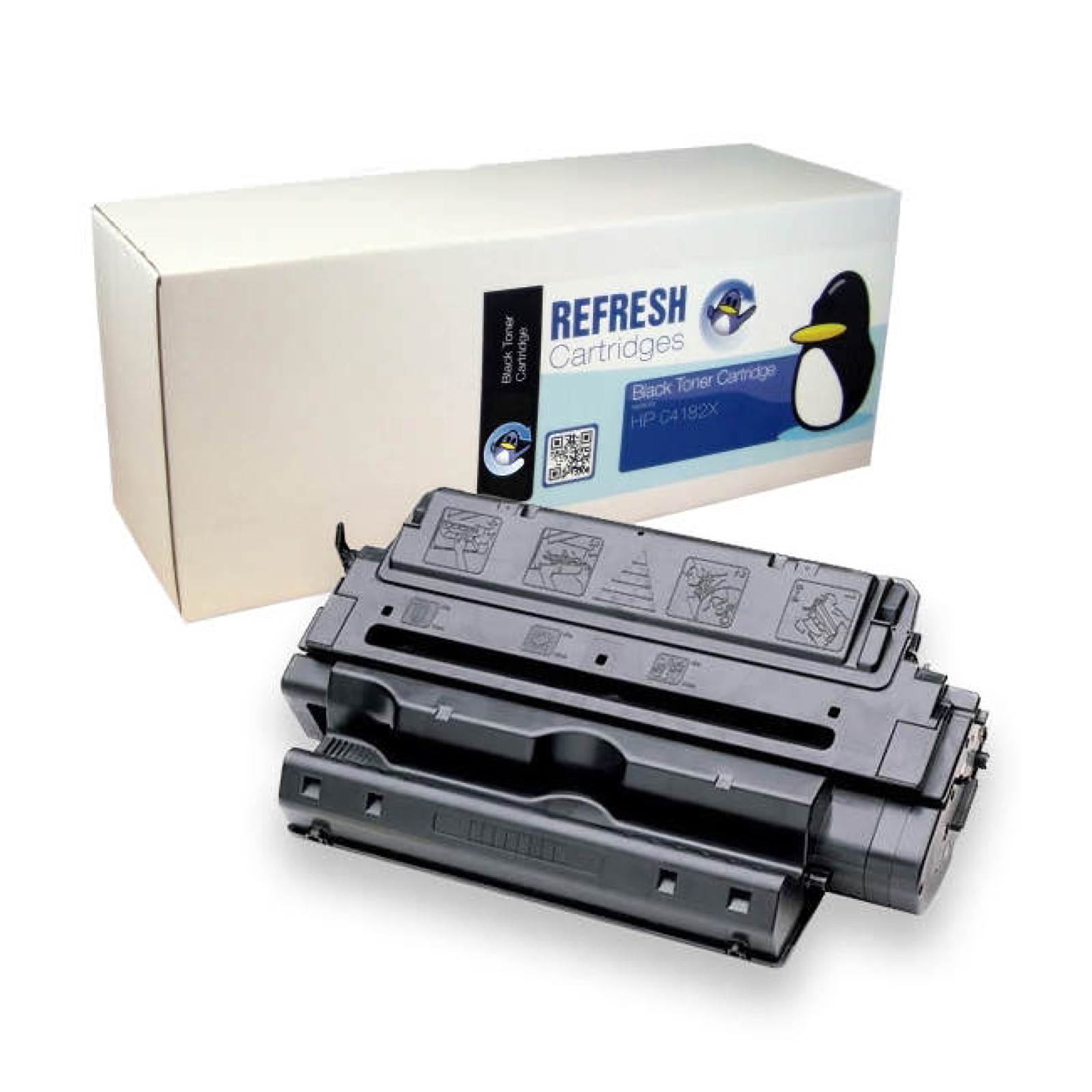 Refresh Cartridges Replacement Black C4182X/#82X Ink Compatible With HP Printers