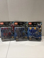 Lot Of 3 Halo Mega Construx Breacher , Mark 1, Skyfire