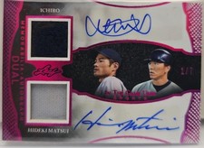 Ichiro Matsui MLB Autograph Jersey Card 7 Pcs Limited Leaf 24