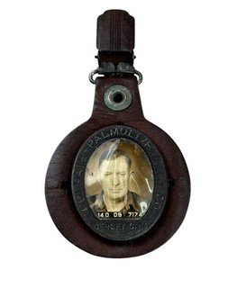 Vintage Colgate Palmolive Peet Company Factory Worker Employee Photo ID Badge