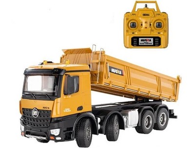 HUINA CY1536 KIPPER DUMPTRUCK 12CH 8-RAD MIT DRUCKGUSS METALLTEILEN