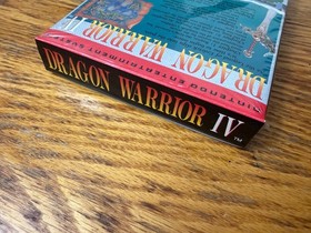 oval seal rpg Dragon Warrior IV complete in box nintendo 4 nes maps factory MINT