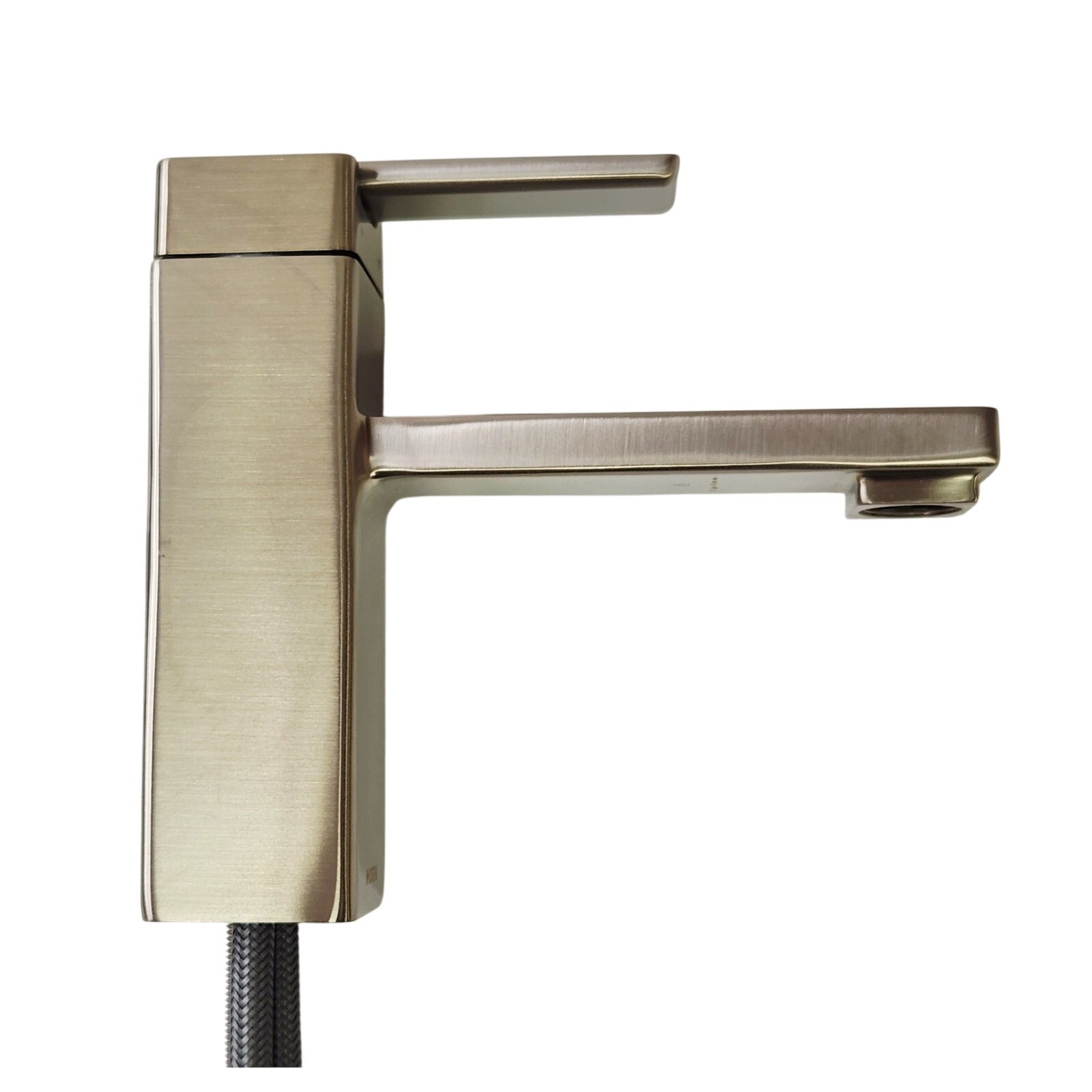 Moen S6710BN 90 Degree 1.2 GPM Single Hole Bathroom Faucet -