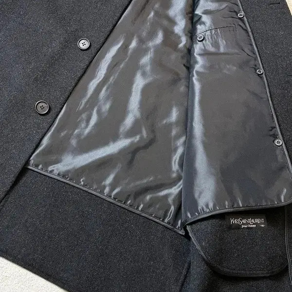 Yves Saint Laurent YSL 00s Wool Coat PN7700 - Size 105 thumbnail 5