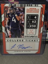 2020 Panini Contenders  Draft Picks JORDAN MACK Draft Ticket