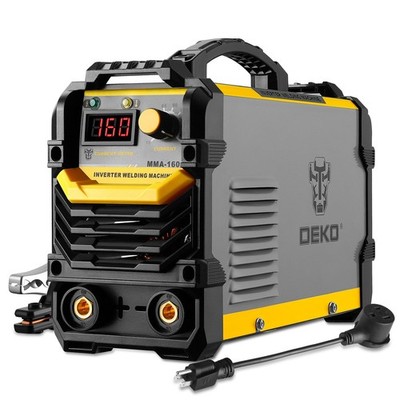 DEKOPRO 110/220V MMA Welder,160A ARC Welder Machine MMA-160 Welder, Gray
