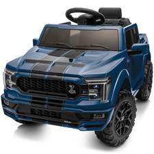 Electric Kids Ride on Truck Car Licensed Ford-Shelby F-150 12V w/ Remote 2-Hour