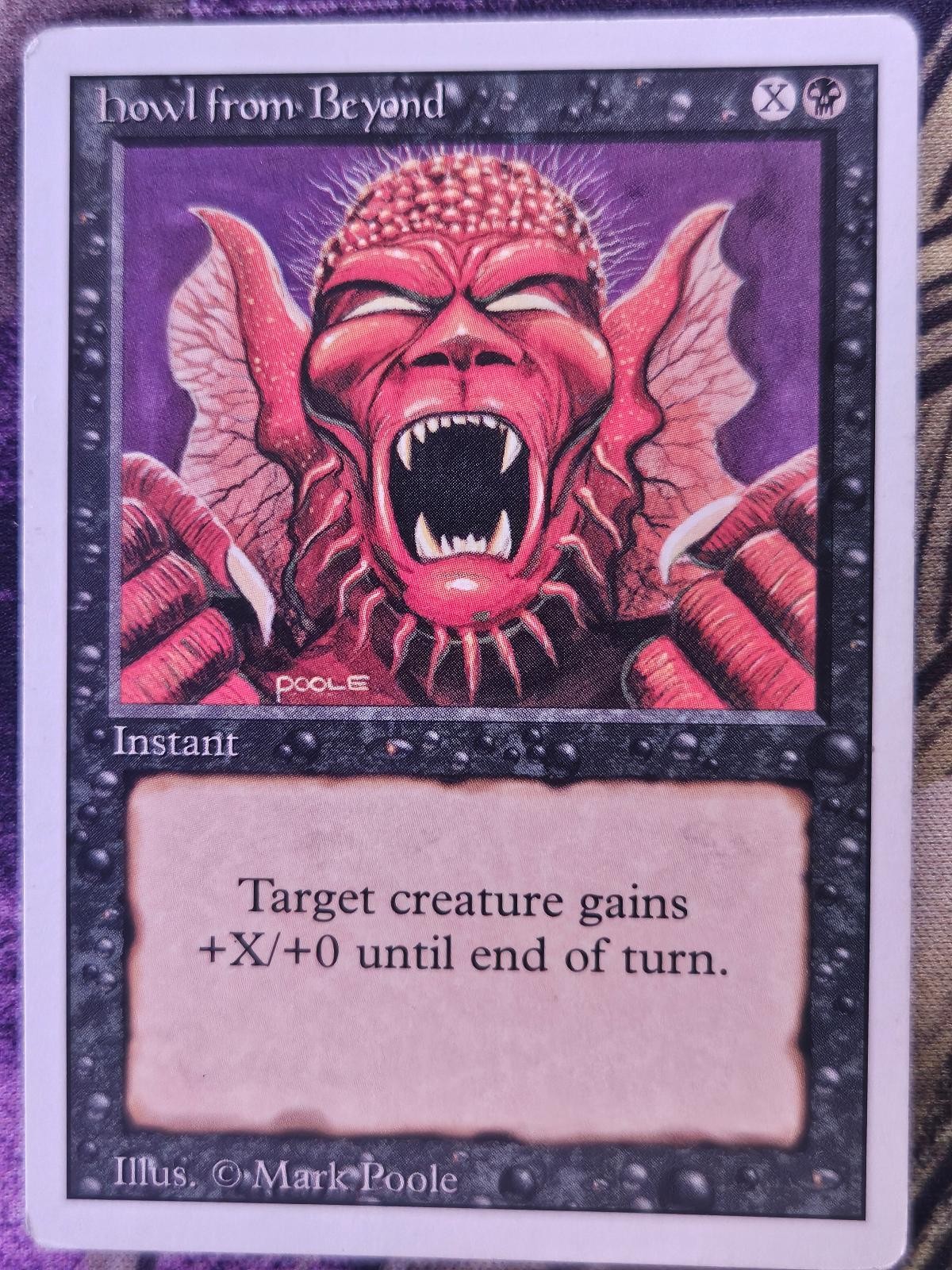 Howl from Beyond Common Revised Edition Magic: The Gathering Moderately Played