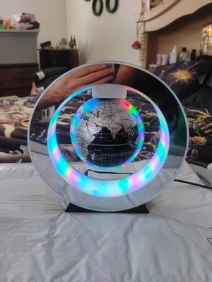 Magnetic Levitating Floating Globe World Map LED Light Night Lamp Home Decor