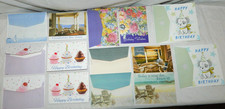 Lot of 8 Assorted HAPPY BIRTHDAY Greeting Cards  Envelopes - Various styles