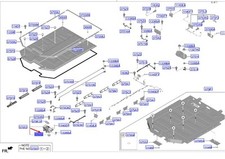 Hyundai Ioniq 5 Né écrou à batterie haute tension 375G4GI000 Nouveau authentique