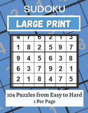 Mark Laporte Large Print Sudoku Puzzle Book Easy to Hard: 101 (Book) (US IMPORT)