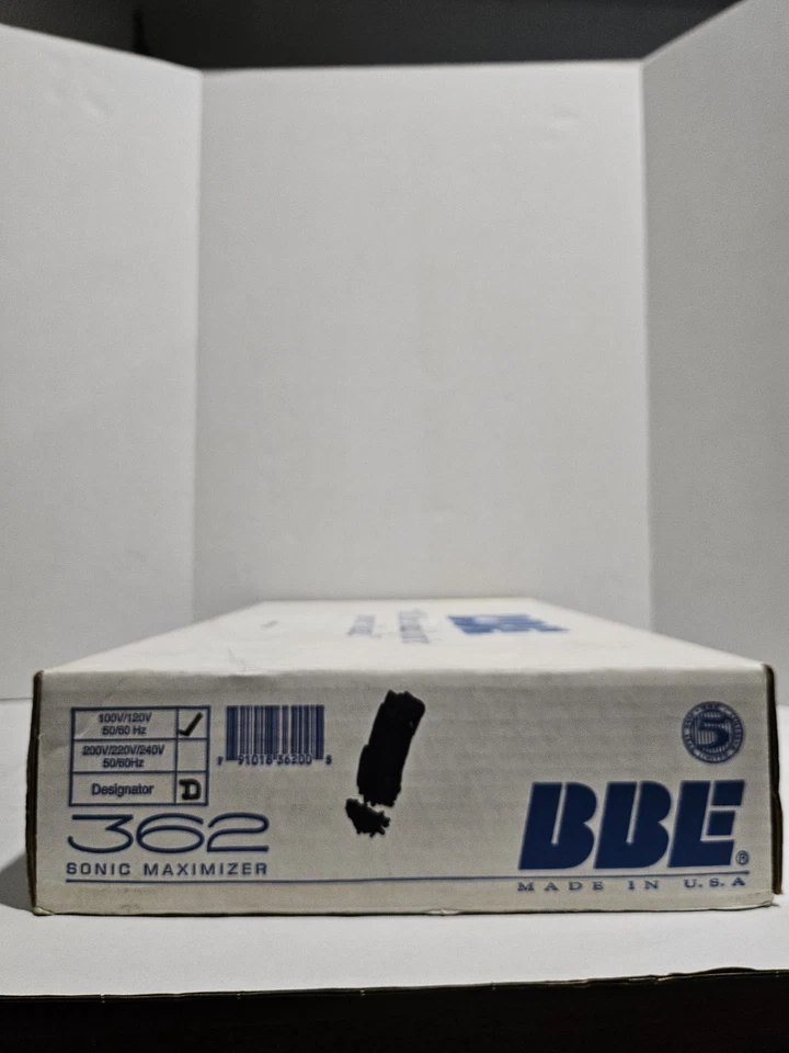 BBE 362 Sonic Maximizer Rack Mountable Sound Processor NEW BOX RARE Complete 🔥 - Image 4 of 4