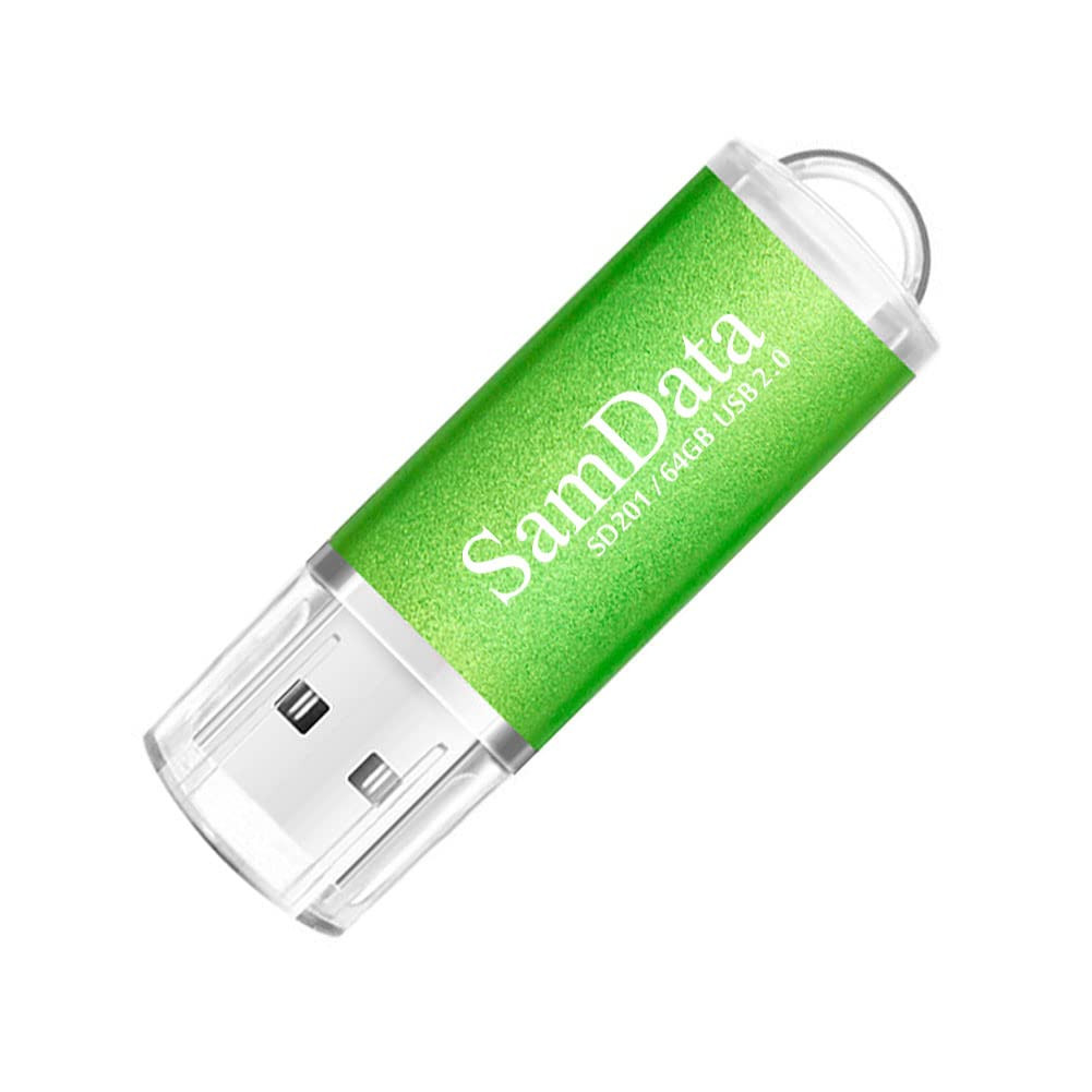 1 Pack 64GB USB Flash Drives USB 2.0 Thumb Drives Memory Stick Jump Drive Zip...