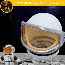 Major Matt Mason Space Helmet with clear Visor – Adjustable Fit