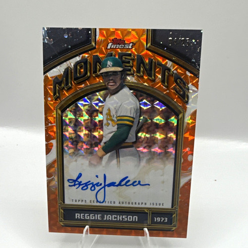 Reggie Jackson #FMA-RJ 2026 Topps Finest Moments Autograph card