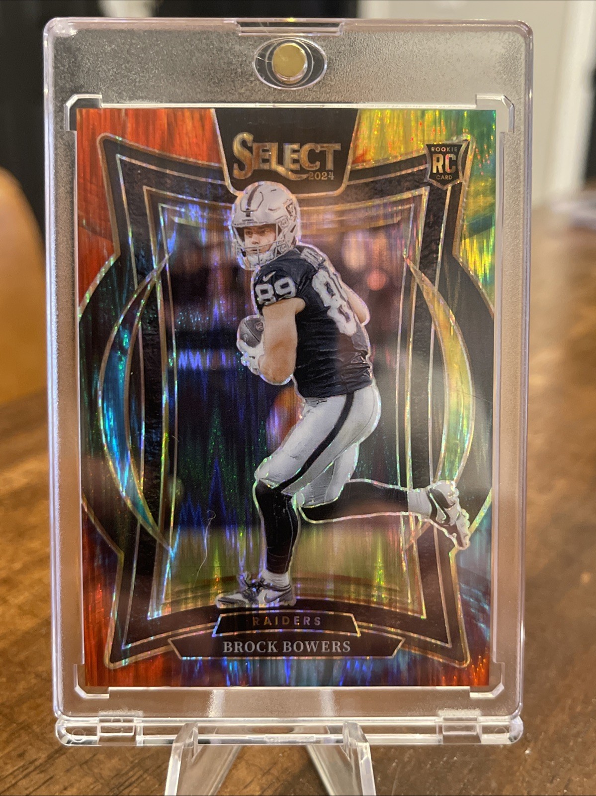 2024 Select Brock Bowers Tie Dye Concourse /25 Raiders RC