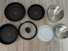 Tefal Ingenio Emotion Set, Pots and Pans Set with Lid, Induction