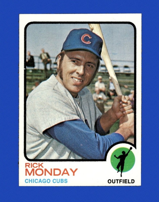 1973 Topps Set-Break # 44 Rick Monday NR-MINT *GMCARDS*