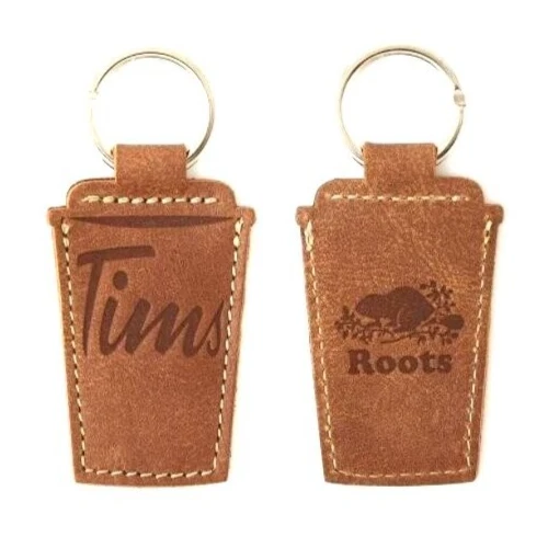 LICENSED ROOTS & TIM HORTONS TRIBE LEATHER ICONIC COFFEE CUP