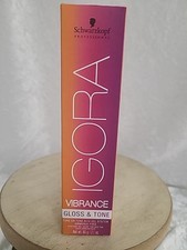 SCHWARZKOPF IGORA VIBRANCE GLOSS  TONE Hair Color Buy 2 or More  SAVE   