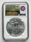 2016 American Silver Eagle $1 NGC Gem Uncirculated Chicago Cubs World Series