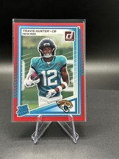 2025 Panini Donruss - Rated Rookie Travis Hunter #301 Press Proof Red (RC)