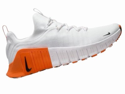 Nike Free Metcon 6 Men's Sz 14 FJ7127-106 White/Orange/Black. New