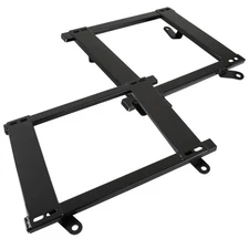 Fits 93-02 Chevy Camaro Racing Seat Black Steel Mounting Brackets Rail Track