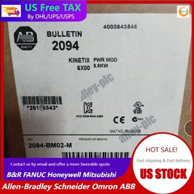 ~ Allen Bradley 2094-BM02-M Kinetix 6500 15A Servo Axis Power NEW US Free Tax