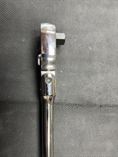 Snap-on Tools Usa New 12 Drive Chrome Bent Handle Flex Head Ratchet Sbf80a