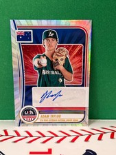 2025 Panini Stars & Stripes USA Baseball #AUS-AT Adam Taylor Signatures 23/35