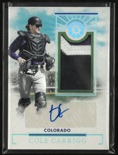 2024 Panini Boys of Summer Cole Carrigg Autograph Patch 15/25