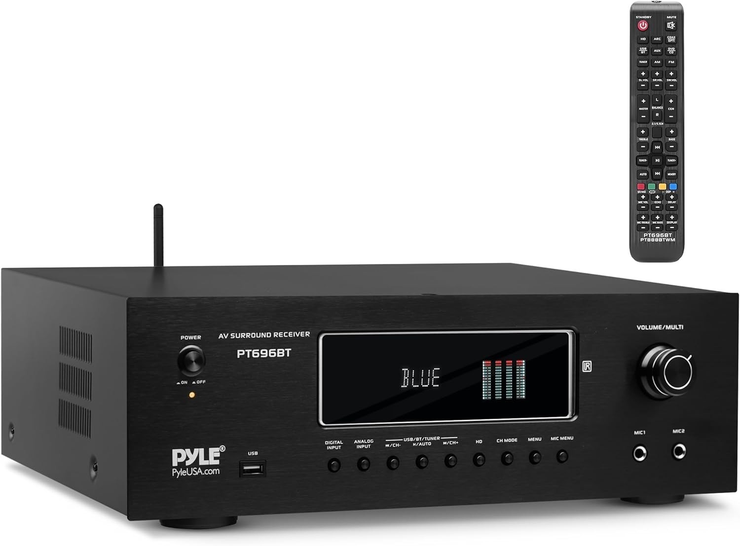 Pyle PT696BT.7 Stereo Receiver - Black