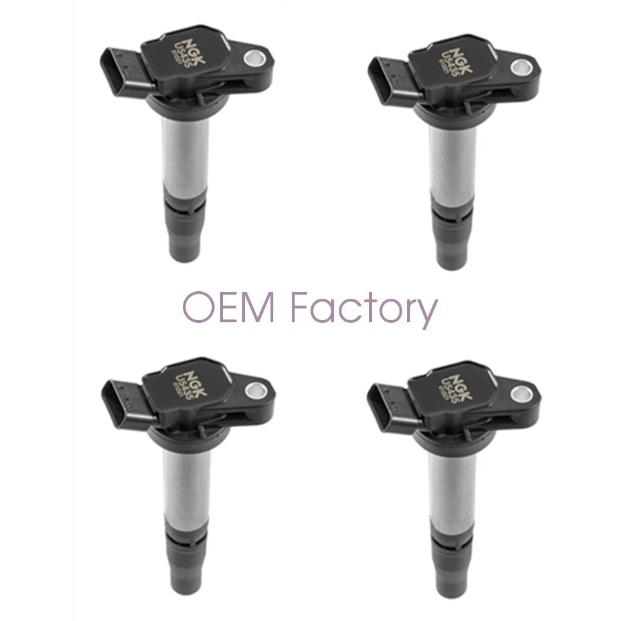 90919A2007 4 pcs OEM NGK Ignition Coil for TOYOTA CAMRY HIGHLANDER LAND CRUISER Foto 2 de 4