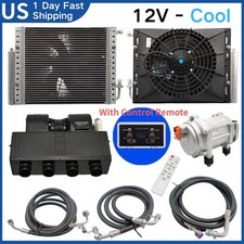 12v Underdash Air Conditioner Electric Ac Kit With Remote Control For Car Auto