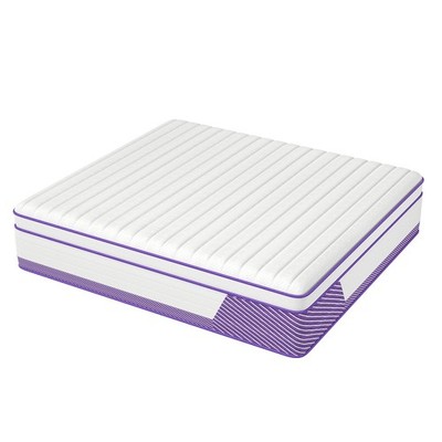 12'' King Size Hybrid Mattress in a Box Pocket Spring Gel Memory Foam Medium Firm