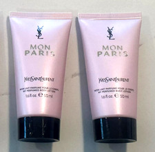 Lot of 2 YSL Yves Saint Laurent Mon Paris My Perfumed Body Lotions 1.6 oz. each