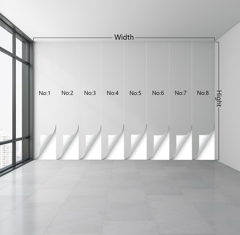 Foggy Pine Tree Forest Wallpaper and Gold Mural for Bedroom (Not Peel and Stick)