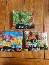 McDonald's Happy Meal Toys x 3 Lego Bags 1999 new In Sealed Bags new