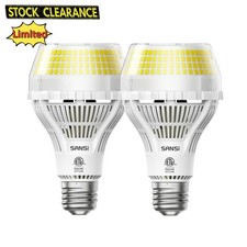 2x 30W GLS LED Bulbs 5000lm Super Bright A21 5000K Cool White Home Lighting E27