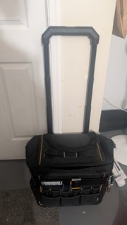 TOUGHBUILT XL Rolling Massive Mouth Rolling Tool Bag Black Fabric
