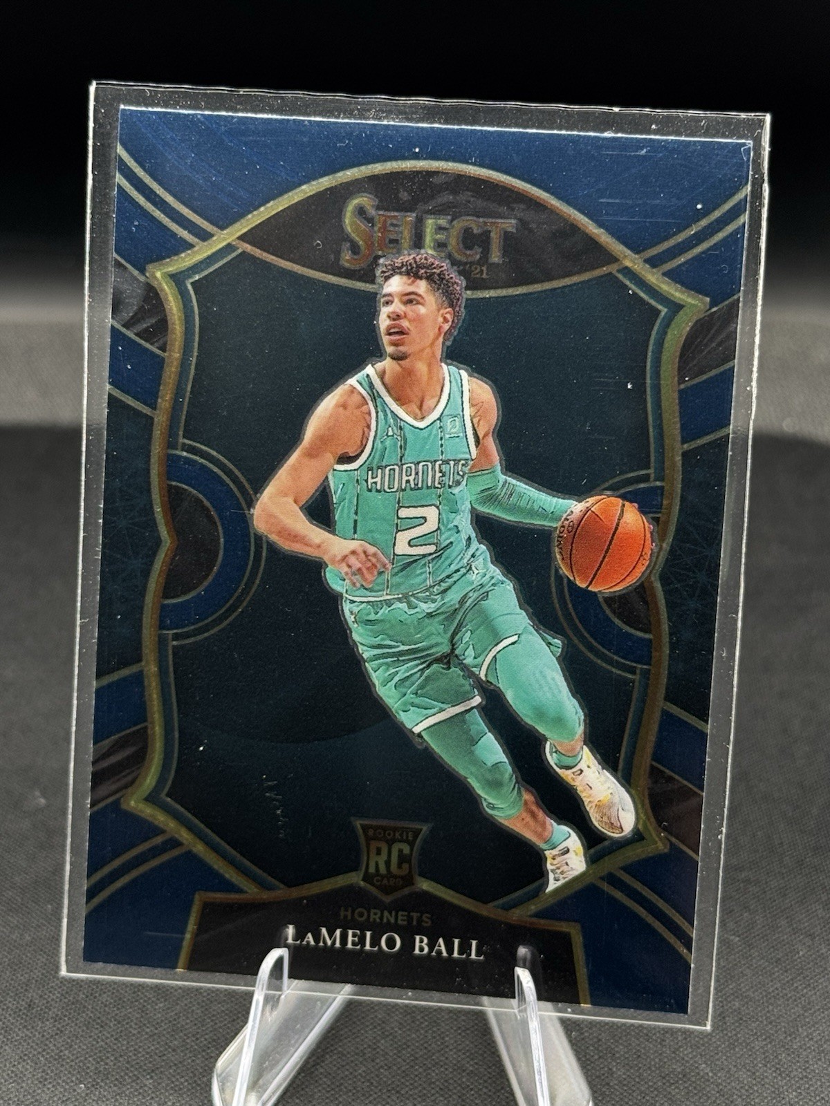 2020-21 Panini Select - Concourse LaMelo Ball #63 Blue Prizm (RC)